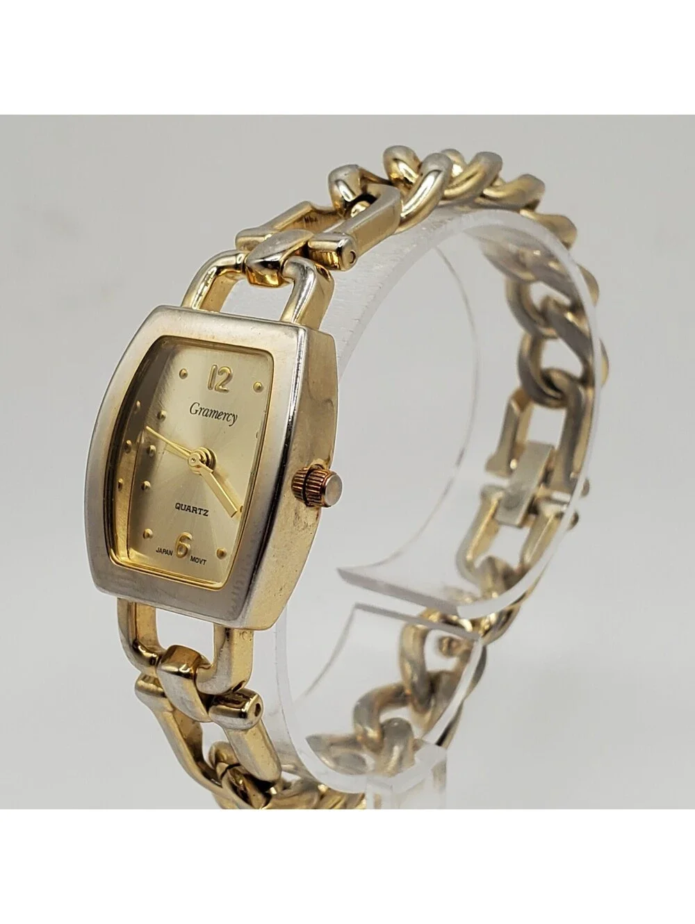 Gramercy Quartz Watch Women 20mm Two-Tone New Battery